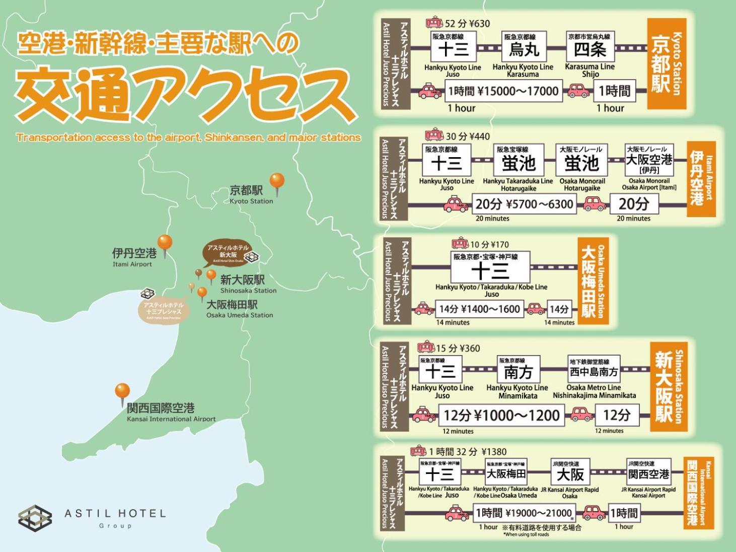 Astil Hotel Juso Precious 大阪 外观 照片